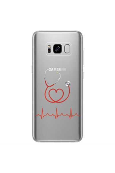 Other Samsung S8 Plus Stethoscope Transparent Silicone TPU Θήκη