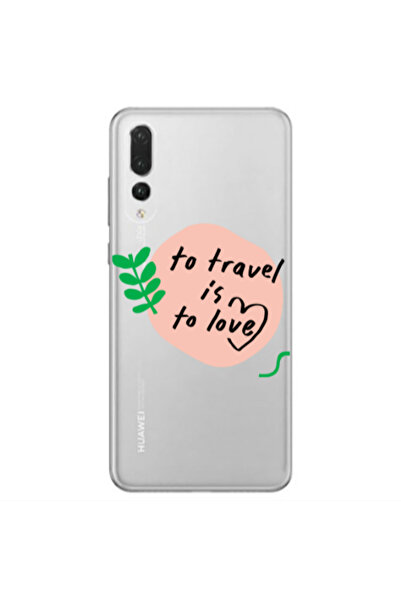 Other Huawei P20 Pro To Travel is to Love Transparent Silicone TPU Θήκη