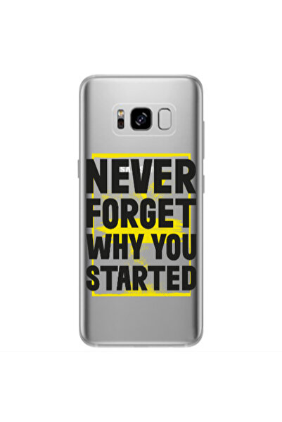 Other Samsung S8 Plus Never Forget Transparent Silicone TPU Θήκη