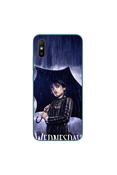 OEM Husa compatibila cu Xiaomi Redmi 9A Silicon Gel Tpu Model Wednesday Umbrella