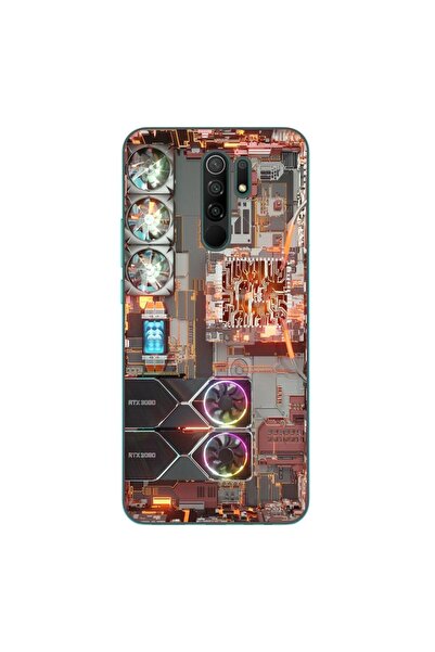 OEM Калъф, съвместим със Xiaomi Redmi 9, силиконов гел TPU, модел за дънна пл...