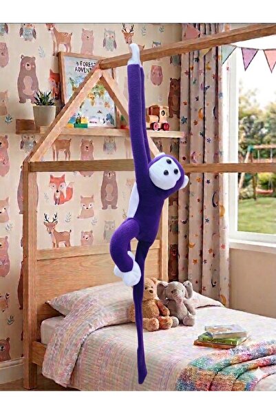 ALLORA Elleri yapışan oyun ve uyku arkadaşı peluş maymun(80 Cm)