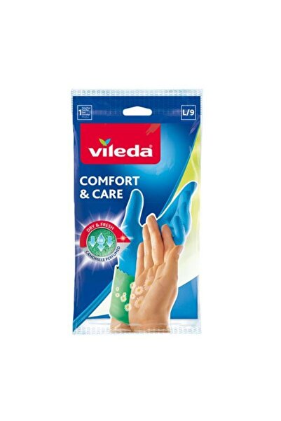Vileda Dry Comfort Cleaning Gloves (Large)