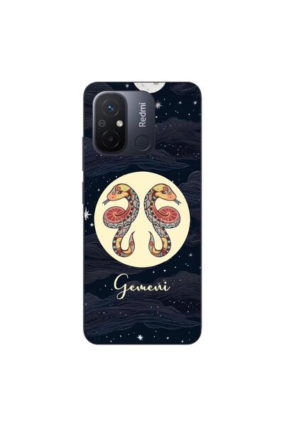 OEM Husa compatibila cu Xiaomi Redmi 12C Silicon Gel Tpu Model Horoscop Gemeni