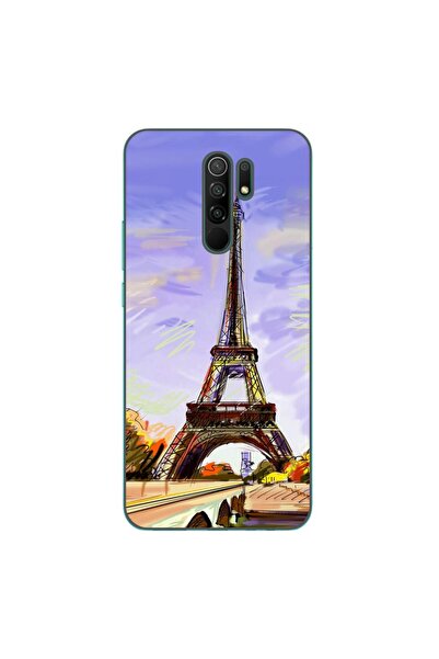 OEM Husa compatibila cu Xiaomi Redmi 9 Silicon Gel Tpu Model Desen Turnul Eiffel
