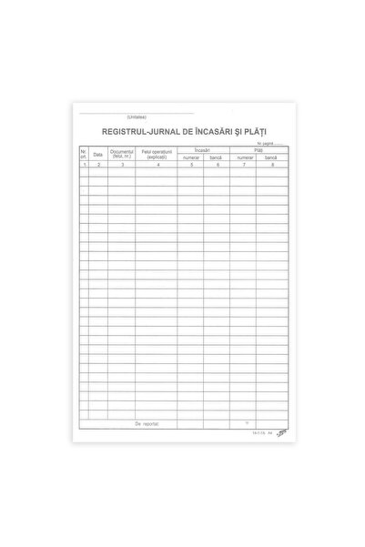 Om Cash Receipts and Payments Journal Register