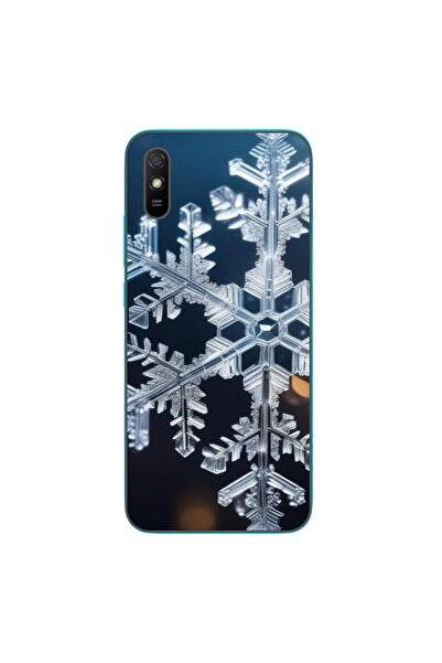 OEM Husa compatibila cu Xiaomi Redmi 9A Silicon Gel Tpu Model Big Snowflake