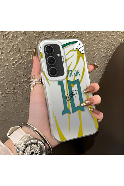 Hontinga Samsung Galaxy S24 Plus Compatible Silicone Edge Hard Back Case Coup...