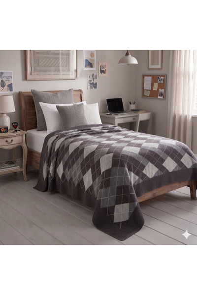 DOUX HOME Baklava Colored Knitwear Bedspread Single 180 X 230 cm
