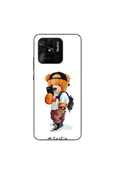 OEM Husa compatibila cu Xiaomi Redmi 10C Silicon Gel Tpu Model Bear Teddy Selfie