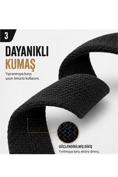GAZELMANYA Padded Lifting Straps Black Weight Lifting Strap 2-Pack Lifting Straps Weight Strap
