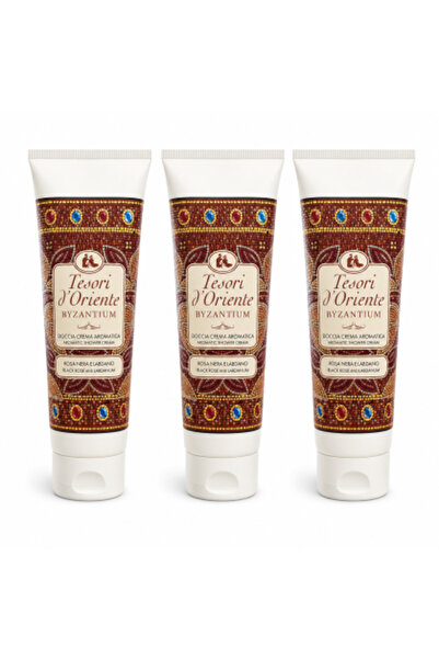 Tesori d'Oriente Set 3 x Tesori d’Oriente Byzantium, cremă de duș aromatică, ...