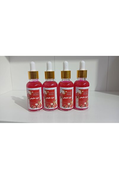 Al Kassal Pack of 4 Natural Rose Blusher Serum 100% Pure Rose Oil Face Serum ...