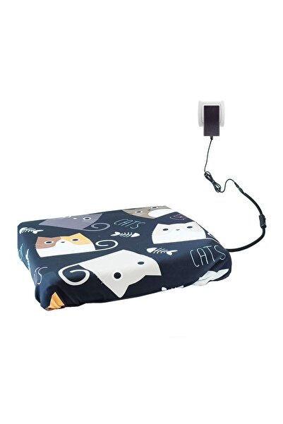 resolut Kedi Minderi Isıtmalı Model 45x45cm 16v Adaptörlü Su Geçirmez