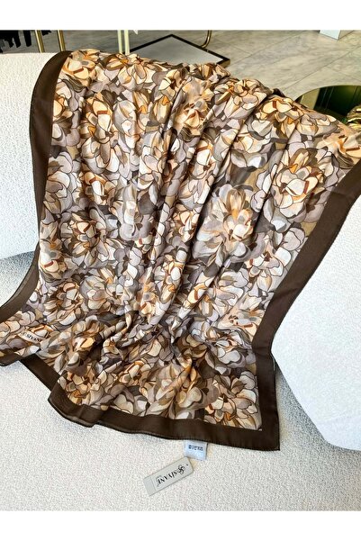 Modario Si̇yane Flora Shawl Pattern 3 - 3