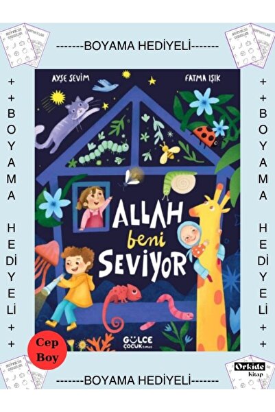 Gülce Kitap Boyamalı- Allah Beni Seviyor - Ayşe Sevim