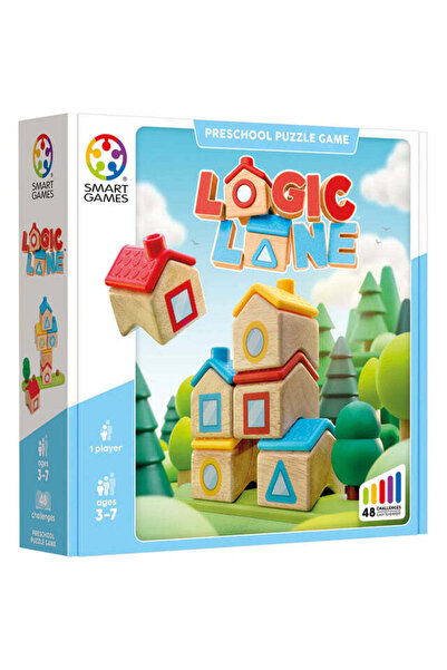 Smart Games - Logic Lane, logic game with 48 challenges, 3+ years, internatio...