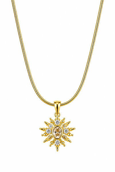 Jack Ferrero Women's colorfast steel necklace 50cm
