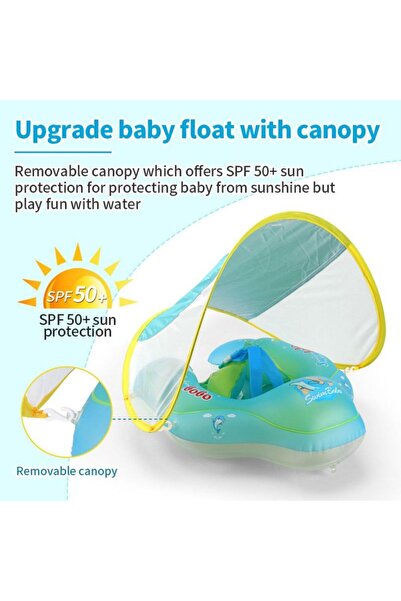 Geneic Children’s Swimming Ring – Baby Float for Swimming, Outdoor Sun Protec...