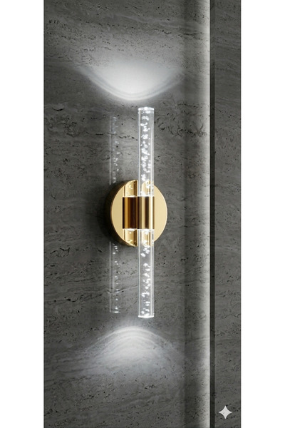BACKHOME Bubbleflux Small 31 cm Modern Design Led Sconce - Wall Lamp - Gold -...