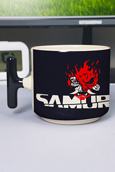 ZipZap Cyberpunk 2077 Printed Ceramic Luxury Mug (1 Piece) T-Shaped Special B...
