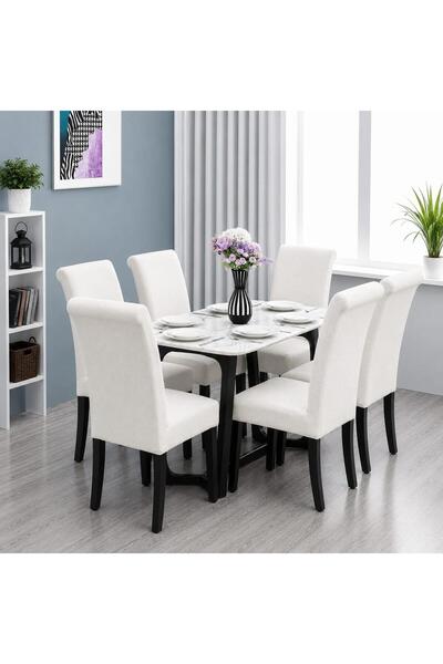 Lenjeria Pufoasa 6-piece chair cover, Lycra