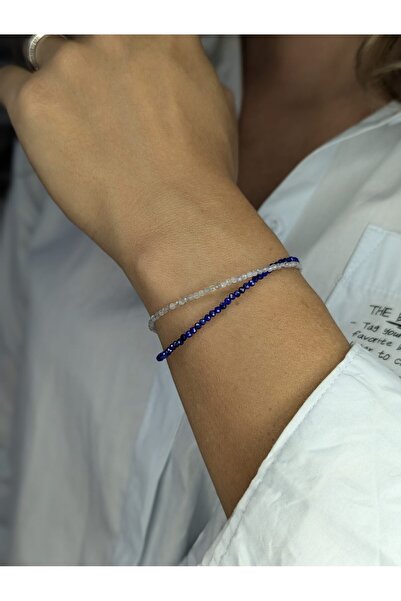 PIETRICELE Brățară Dublă Lapis Lazuli si Labradorit