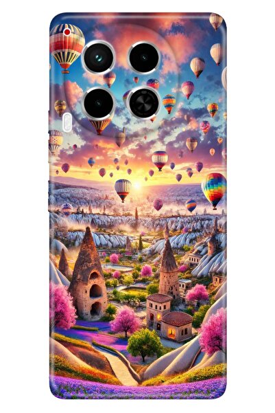 TECNO Camon 30 (CL6) Kılıf Kapadokya Ai Temalı Desenli Darbe Emici Silikon