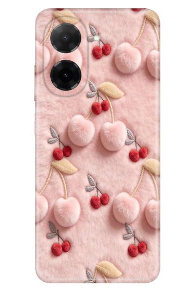 Cekuonline Xiaomi Redmi A5 Kılıf Kiraz-79990 Temalı Desenli Darbe Emici Silikon