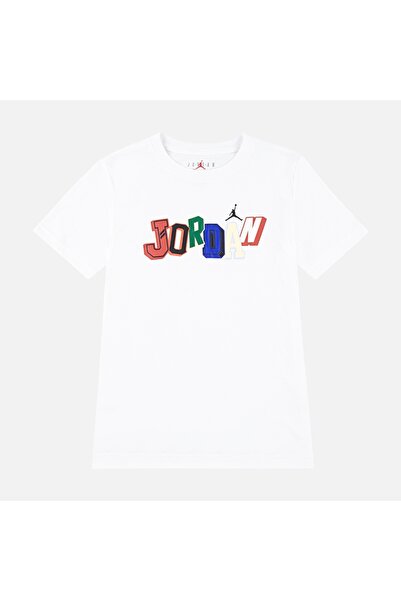 JORDAN Dječja unisex bela majica sa potpisom - 95D728-001