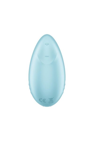 Satisfyer Tropical Tip cu APP Connect Albastru deschis