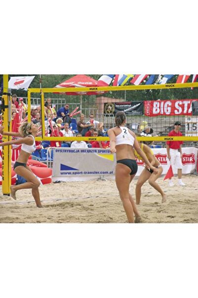 Huck beach volleyball competition net, 3mm Polyester