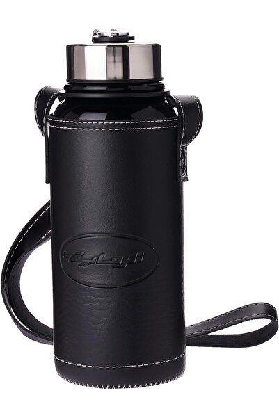 Generic Stainless steel water bottle with lid from Al Rimaya, 800 ml capacity...
