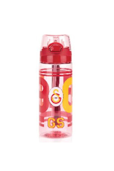 Galatasaray Licensed 500ml Red Water Bottle with Locking Lid - Original Gs Fa...