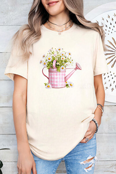 Sarah's Boutique Women's T-shirt – 100% cotton – Daisy Can