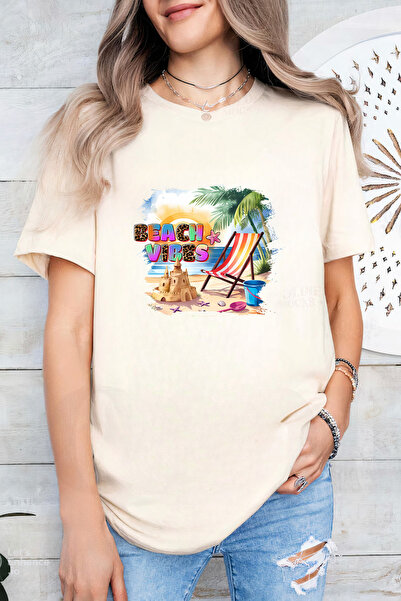 Sarah's Boutique Women's T-shirt – 100% cotton – Beach Vibes