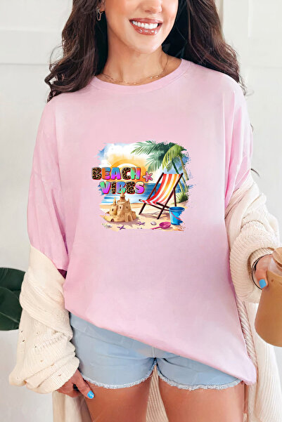 Sarah's Boutique Women's T-shirt – 100% cotton – Beach Vibes