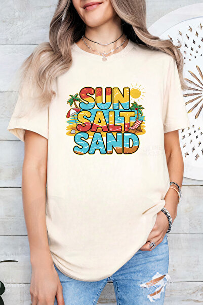 Sarah's Boutique Women's T-shirt – 100% cotton – Sun Sand