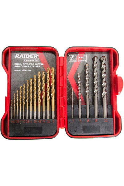 Raider Set burghie pentru metal si zidarie 1.5-10mm 17pcs