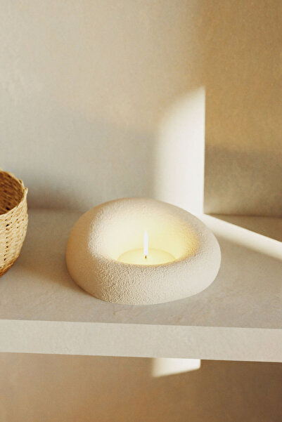 BEIGE Nubo Dokulu Tealight Mumluk