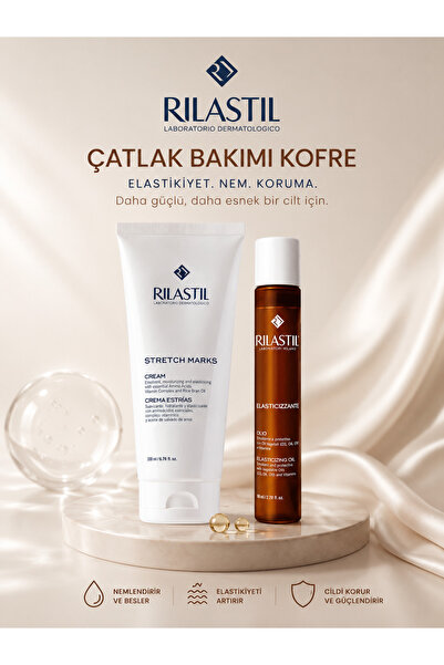 Rilastil Stretch Marks Elasticizing Oil Yoğun Dokulu Cildi Besleyici ve Nemle...