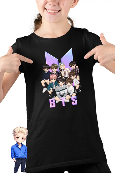 OEM Tricou Copii Fete BTS Kpop Party Arirang