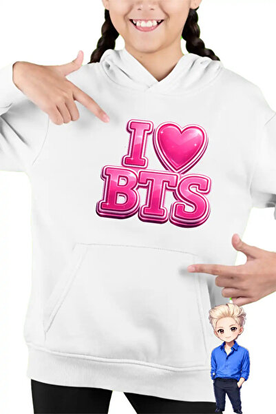 OEM Hanorac Copii Fete I Love BTS Bangtan K-Pop