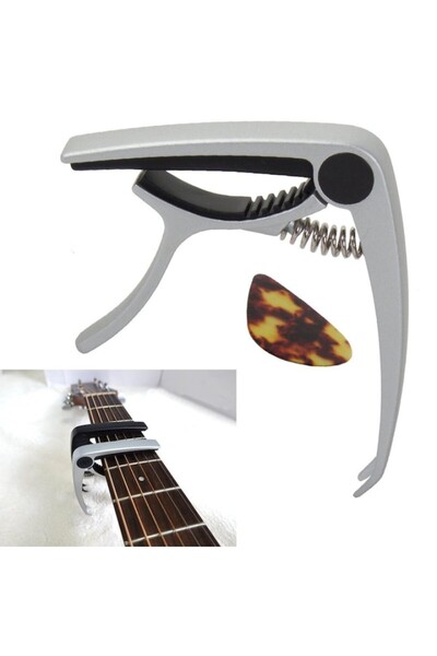 Ayawaska Metal classical and electric guitar capo, with strong spring, quick ...