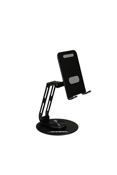 Jeebel Metal Desktop Stand with 360° Rotation and 4 Sturdy Joints – Stylish C...