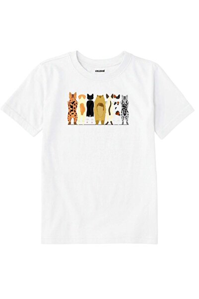 Colermi Children's T-Shirt - Cats Design on the Back