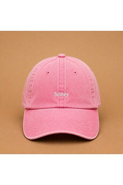 WeavedCo Honey (Sweetheart) Embroidered Vintage Washed Cap Hat