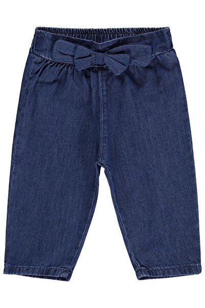 Civil Baby Bow-Tie Lace-Up 6-18 Months Pants Jeans - Blue
