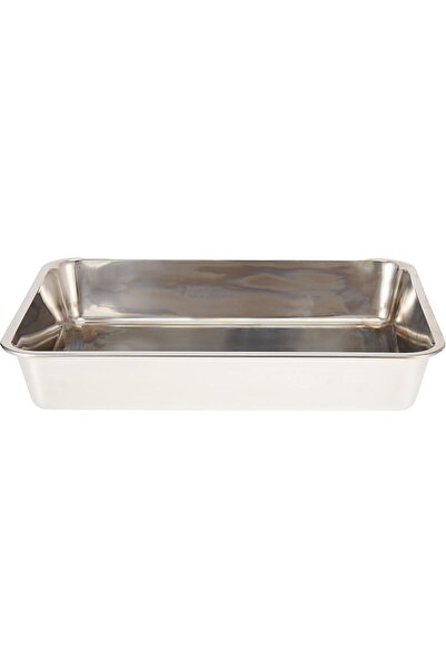 RAJ Deep Baking Tray -Hkdt0M, Silver Color