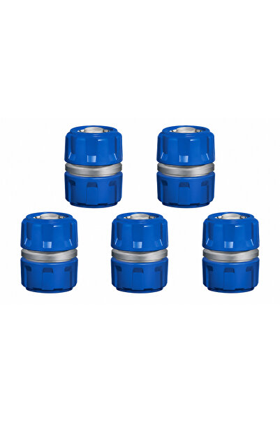 Rain 5-Piece Set 1/2 Inch Water Hose Repair and Extension Connector